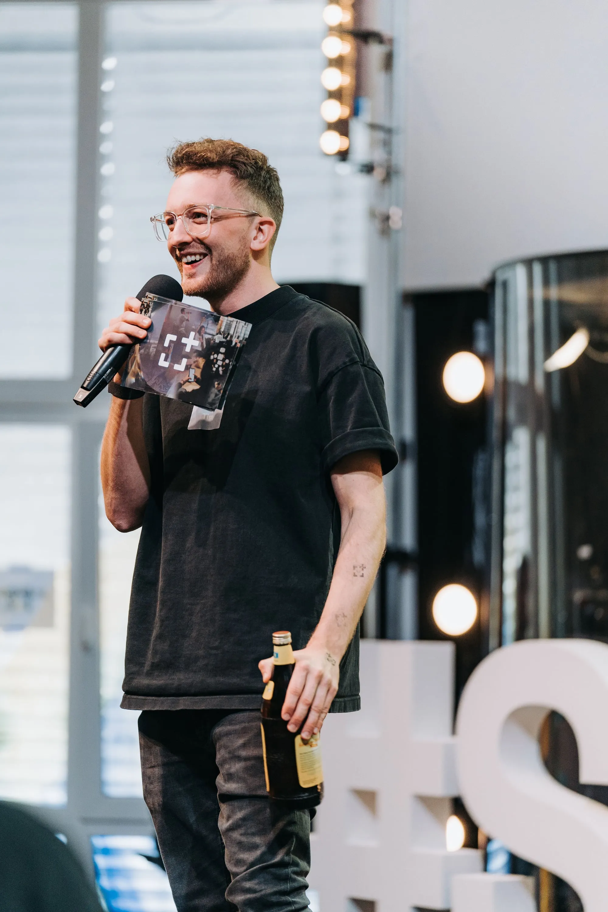 Tim auf der Bühne
